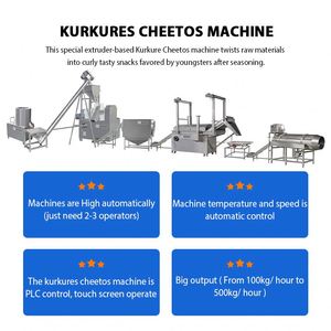 ¡Gran Oferta! Snack <span class=keywords><strong>Flamin</strong></span>' Hot <span class=keywords><strong>Cheetos</strong></span> Kurkure de Diferentes Sabores, Totalmente Automático, Controlado por PLC y Accionado por Motor. - Product Image 2