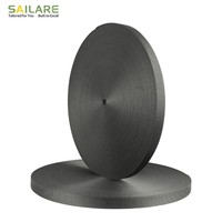 Cinta de Dyneema Tejida de Alta Tenacidad de 25 mm, Color Gris, UHMWPE, para Escalada y Correas de Alta Resistencia para Exteriores