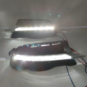 Feux de jour à <span class=keywords><strong>LED</strong></span> pour voiture, feux antibrouillard, cache pour Mercedes-Benz Classe C W204 2008 2009 2010, feux antibrouillard blancs - Product Image 5