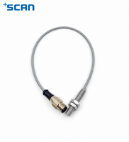 Capteur de proximité NPN 3mm normalement ouvert 10-30V DC M8 500Hz IP67 longue portée blindé 100 ° Capteur de proximité inductif recouvert de PTFE