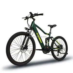 凯斯达定制高品质八方中驱250w 500w 750w ebike mtb全悬挂电动山地自行车男