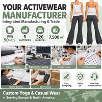 Ensemble de yoga et de fitness pour femme en coton évasé, tenue de sport en tissu recyclé noir à pois, débardeur licou de loisirs