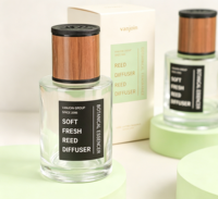 Bouteille en verre personnalisée pour diffuseur à bâtonnets avec bouchon à vis, en gros, pour diffuseur d'huiles essentielles