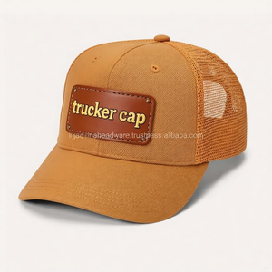 Casquette de baseball trucker personnalisée avec votre propre logo, en coton, 5 panneaux, maille, fermeture snapback, pour hommes, avec patch brodé 3D, vente en gros - Product Image 4