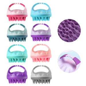 Cepillo de Silicona Multifuncional Zenidoo para Limpieza del Cuero Cabelludo y Masaje, Peine Ovalado Moderno para Bebés y Niños - Product Image 1