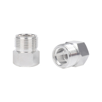 Raccord de tuyau hydraulique en acier au carbone forgé haute pression, joint conique à 24 degrés, tête hexagonale, filetage femelle NPT, bouchon métrique M12-52