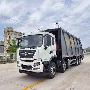 Dongfeng รถเก็บขยะดีเซล8X4 Tianlong 30m ³ สูงพิเศษ30ตันผลิตใหม่สำหรับการก่อสร้างเก็บขยะ - Product Image 1