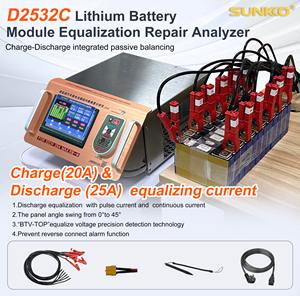 SUNKKO 2532C Égaliseur et analyseur de modules de batteries lithium-ion/LiFePO4 pour véhicules à énergie nouvelle avec courant de 1 à 20 A - Product Image 5