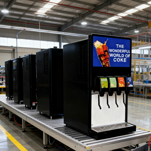 Distributeur de boissons entièrement automatique, système de fontaine à soda 49 kg pour cuisine commerciale, entretien facile, machine à faire des sodas - Product Image 3