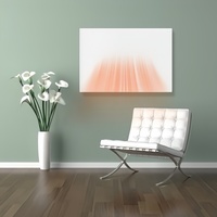 Panneaux chauffants infrarouges en cristal de carbone IR, panneaux chauffants infrarouges plats, panneaux chauffants infrarouges radiants, montage mural pour utilisation dans le salon