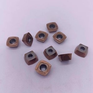 Insertos de fresado CNC de carburo recubiertos con CVD de alta alimentación OEM <span class=keywords><strong>SDMT</strong></span> SDMT120512 SDMT150512 - Product Image 3