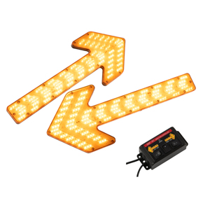 <span class=keywords><strong>Seguridad</strong></span> Amarillo 66,5 cm LED Flecha Luz Larga Distancia Visual Resistencia al envejecimiento Producto de advertencia de tráfico - Product Image 2