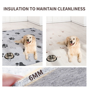 Alfombra rectangular para perros, gruesa, impermeable, para dormir, para perros grandes, lavable, antideslizante. - Product Image 2