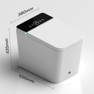 Nouvelle toilette intelligente à capteur carré, WC en céramique à commande à distance, nettoyage automatique avec eau HD-2788 CUPC pour salle de bain - Product Image 4