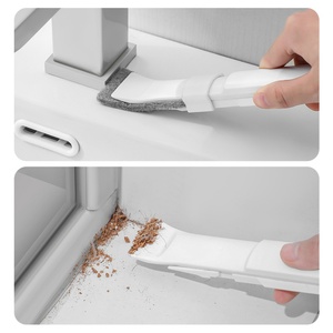 Multi-Surface <b>Scrub</b> Sponge with Gap Cleaner for Kitchen Sink Bathroom Tiles Cleaning <b>Brush</b> with Scouring Pad - Product Image 2