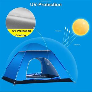 Tentes de camping ultralégères portables faciles à installer <span class=keywords><strong>pour</strong></span> 2 personnes, <span class=keywords><strong>pour</strong></span> la randonnée, la pêche, le pique-nique, avec sac de transport - Product Image 2