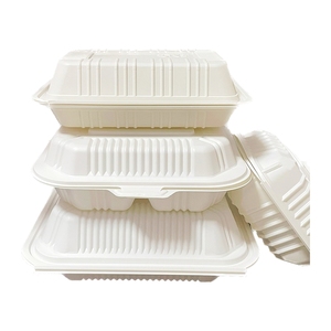 コーンスターチランチボックスレストラン使い捨て生分解性持ち帰り食品容器包装 - Product Image 1