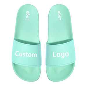 <span class=keywords><strong>Barato</strong></span> al por mayor personalizado en relieve Logotipo de PVC zapatilla de goma sandalia mujer diapositivas fabricantes de <span class=keywords><strong>calzado</strong></span> - Product Image 2