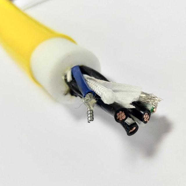 Mixed twisted pair rov umbilical tether underwater camera cable underwater robot cable