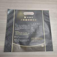 Pochette à poignée en PET/PE conforme aux normes FDA/LFGB, emballage alimentaire personnalisé imprimé pour chewing-gum, sushi, truffe noire