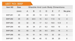 40 मिमी उच्च गुणवत्ता वाले भारी-शुल्क पीतल पदलॉक - Product Image 4