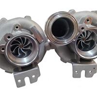Untuk BMW X5 X6 550i 650i 4.4L N63TU Turbo Upgrade Stage 2 Cover Housing+CHRA 800hp untuk 11657646093 11657605794 821613 Twin Turbo