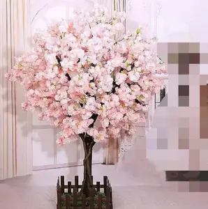 Albero di ciliegio artificiale in legno massello di alta qualità per la decorazione di nozze di vacanza in famiglia