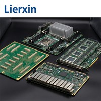 Lierxin LEX-AISVR-PCB Carte mère de serveur IA haute vitesse, conception personnalisée à nombre de couches élevé, impédance contrôlée, perçage arrière, faible perte