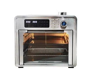 Nieuwe Keuken Apparaat 28L Big Size Lucht Friteuse Oven Met Verwarmingselement/Friteuse Zonder Olie Met Franse Deur