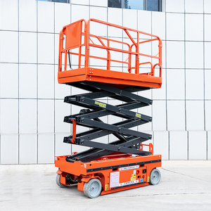 6m 8m 10m 12m <span class=keywords><strong>tout</strong></span> <span class=keywords><strong>terrain</strong></span> accidenté électrique alimenté par batterie sur chenilles sissor tables élévatrices hydraulique automatique Mobile ciseaux - Product Image 1