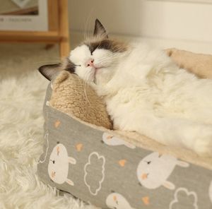 Venta al por mayor barato cálido lavable respetuoso con el medio ambiente personalizado cama para perros cama esponjosa para mascotas - Product Image 5