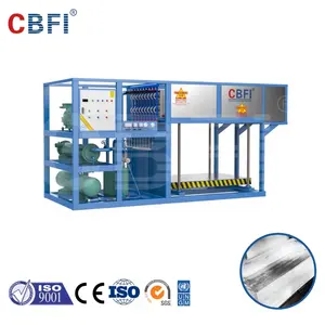 Cbfi máquina de gelo bloco industrial fabricante para grande máquina do gelo da planta do gelo