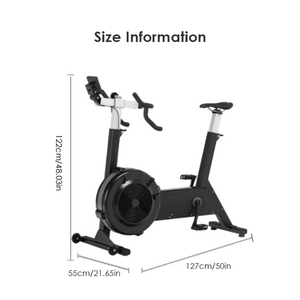 ZHOYA SPORT Gym Fitness Air Bike Équipement d'exercice commercial Entraînement professionnel Air Spinning <span class=keywords><strong>Concept</strong></span> Bike - Product Image 6