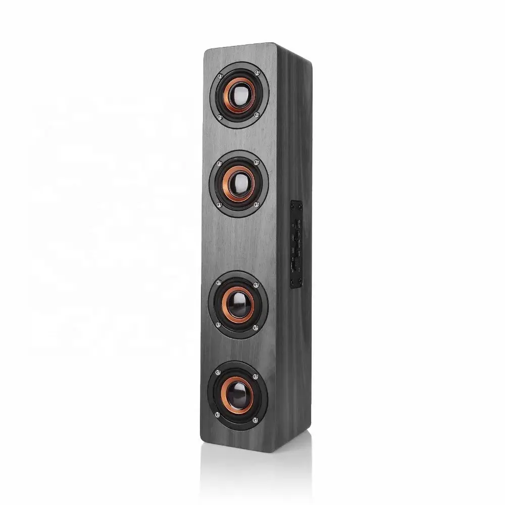 2022 New Wood Perfect Sound Effect And Beautiful Bass Computer Speakers Wireless Speaker