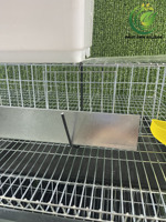 Nouvelle cage d'élevage de cailles en acier galvanisé durable, longueur 120 cm, empilable, 6 niveaux, pour une utilisation moderne et peu encombrante