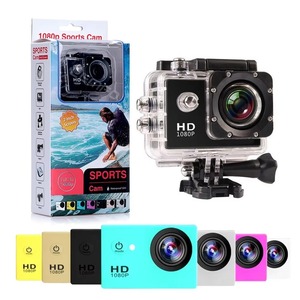กล้องกีฬา 1080P กล้องกีฬา 12Mp กล้องกันน้ำใต้น้ำแบบฟูลเอชดี 2.0 นิ้วพร้อมชุดอุปกรณ์ติดตั้ง - Product Image 1