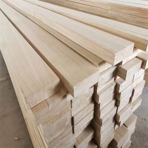 Giá cả phải chăng paulownia vuông dầm gỗ/rắn gỗ chamfers/tam giác Dải gỗ - Product Image 4