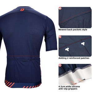 Maillot de cyclisme Darevie Spring Summer 7 couleurs, manches courtes, tissu cationique, unisexe - Product Image 3