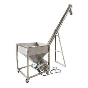 Trasportatore a Coclea Multifunzionale a Velocità Regolabile per Carbone, Cemento e Polveri con Tramoggia - Product Image 4