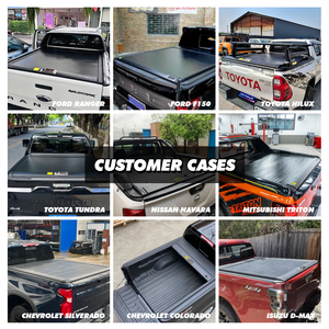 2020 <span class=keywords><strong>2021</strong></span> Ford F250 Super Duty 8 pies 6 pies caja dura cubierta de cama persiana enrollable eléctrica Tonneau cubierta para camioneta - Product Image 4