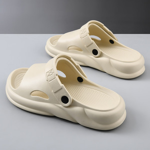Men's And Women's EVA <b>Slippers</b> Thick Sole One Strap Sandals Summer Non Slip Breathable <b>Flip</b> <b>Flops</b> Size 36 To 45 - Product Image 3
