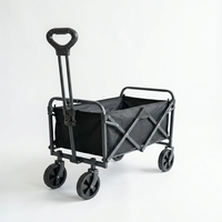 Chariot de camping pliable multifonctionnel personnalisable grande capacité, robuste, pour extérieur, étanche, pour le shopping et les outils