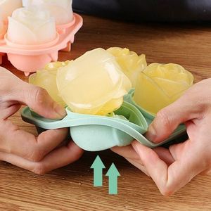 Nouveau design, moule à glace en silicone en forme de rose, écologique, outil pour faire des glaces - Product Image 3
