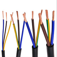 Câble électrique flexible en cuivre de 0.75MM, prix de gros, haute qualité, multi-core RVV