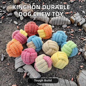 Juguete para Perros Resistente a Mordidas, Cuerda Trenzada Multicolor, Juguete para Masticar para Perros y Gatos - Product Image 2