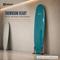 Planche de surf souple pour débutants CAYLEY, longboard en mousse EPS pour la pratique du surf sur la plage et en mer