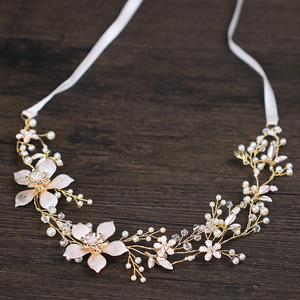 Diadème de mariée romantique et élégant, bandeaux pour femmes - Product Image 3