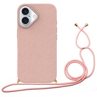 Étui écologique pour iPhone 16 Plus pour iPhone 16 Étui pour iPhone 16 Pro Max avec cordon