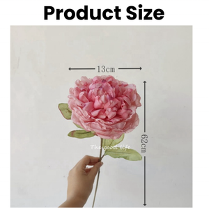 Peonías de Seda Blancas en Oferta, Peonías Artificiales de Cabeza Grande para Decoración de Mesa en Bodas, Navidad, Graduaciones - Product Image 2