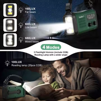 Logo OEM gratuit Kit radio d'urgence 20000mAh avec manivelle USB-C lampe de poche SOS DAB + Radio Internet Survive Noodpower AM FM WB